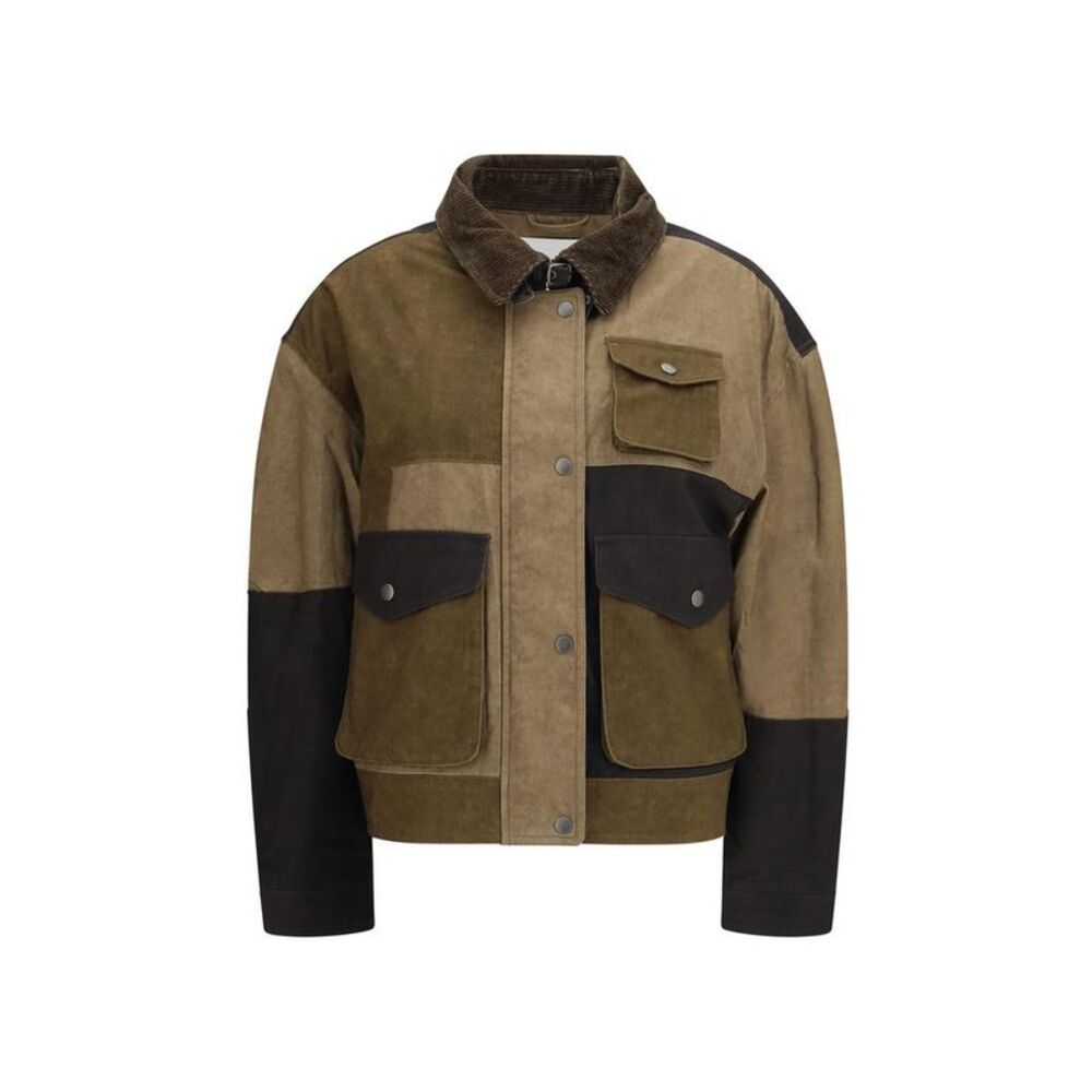 Isabel Marant Étoile Bicolor Cotton Denim Women's Jacket